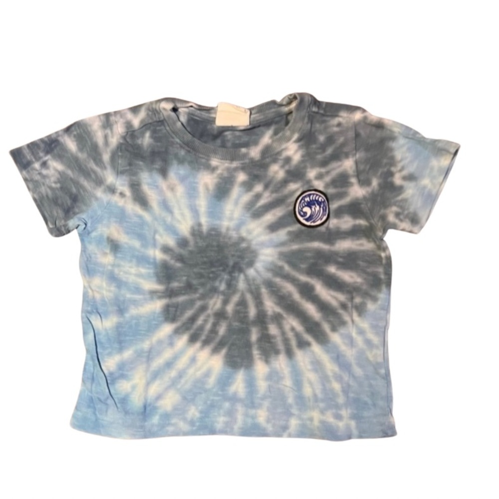 Art and Eden boys blue tie-dye T-shirt in size 2 in excellent condition